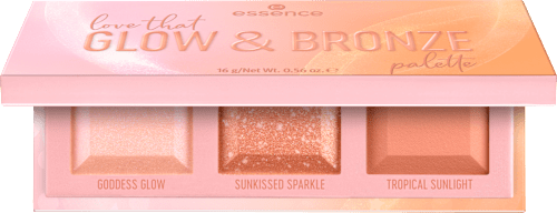 Paleta do makijażu Love that Glow & Bronze Palette essence
