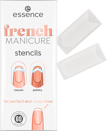 French MANICURE stencils 01 essence