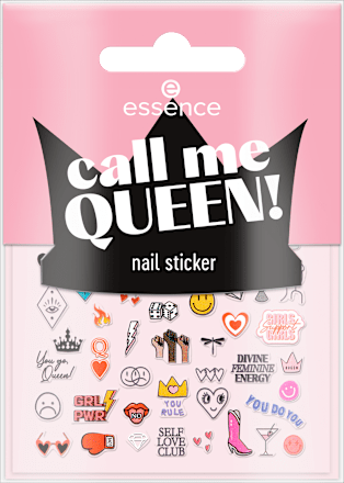 Call me QUEEN! nail sticker essence