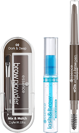 Geschenkset Easy & Wow Brow Medium 3tlg essence