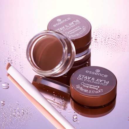 Eyeliner Pot Stay & Play Gel 02 Brown essence
