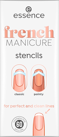 French MANICURE stencils 01 essence