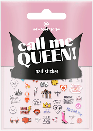 Call me QUEEN! nail sticker essence