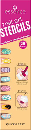 Nagelschablonen Nail Art Stencils essence