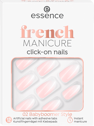 French MANICURE click-on nails 02 essence