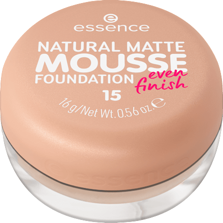 Natural Matte Mousse puder - 15 essence