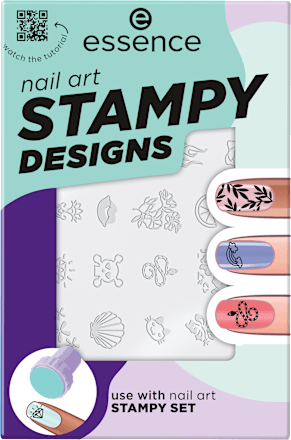 Nagelschablone Nail Art Stampy Designs 01 Stamping up essence
