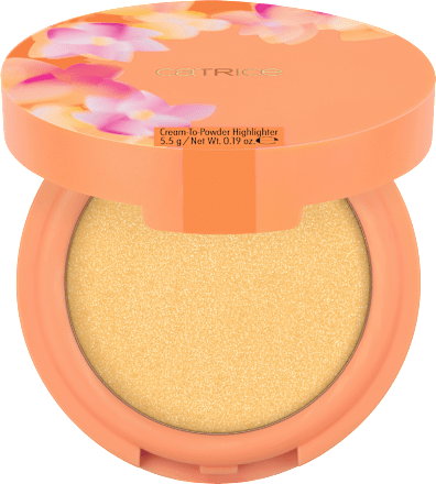 Highlighter Cream-To-Powder Seeking Flowers C02 Apriglow CATRICE
