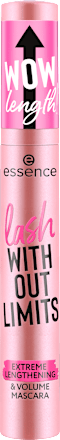 lash WITHOUT LIMITS EXTREME LENGTHENING & VOLUME MASCARA 01 essence