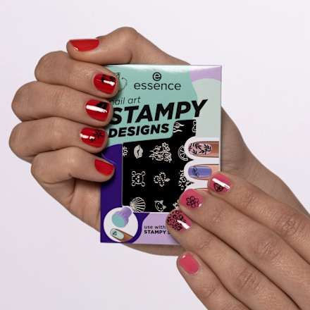 Nagelschablone Nail Art Stampy Designs essence