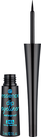 24h Dip Eyeliner tuș de ochi waterproof 01 Black essence