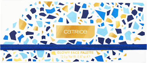 Highlighterpalette Summer Obsessed Glowy Face C01 Seaside Glow CATRICE