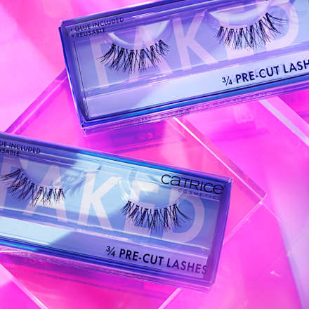 Künstliche Wimpern Faked 3/4 Pre-Cut (1 Paar) CATRICE