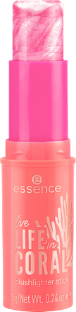 Blush & Highlighter Stick Live Life In Coral 01 Glowin' Coraltastic, Baby! essence