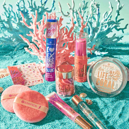 Blush & Highlighter Stick Live Life In Coral 01 Glowin' Coraltastic, Baby! essence