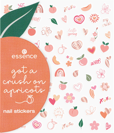 Nagelsticker Set Got A Crush On Apricots 01 Apropos, Apricots... essence