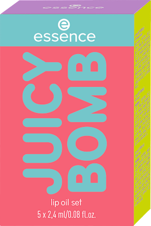 set olejů na rty Juicy Bomb 01 Glossy days ahead! essence