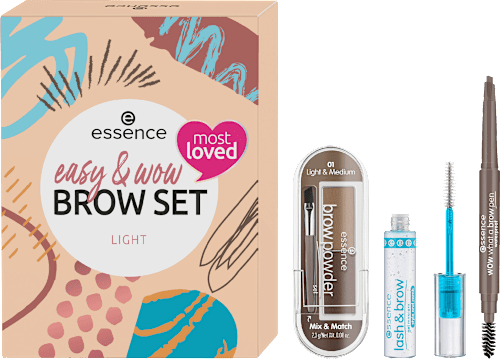 easy&wow set za obrve - light essence