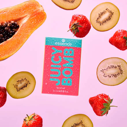 Lippenöl Juicy Bomb Set 5tlg 01 Glossy Days Ahead! essence