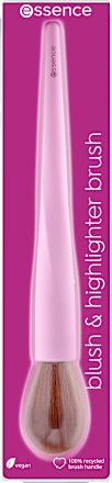 Pędzel do różu i rozświetlacza Blush & highlighter brush 01 essence