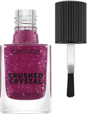 krycí lak na nehty Crushed Crystal 010 Amethyst Aura CATRICE