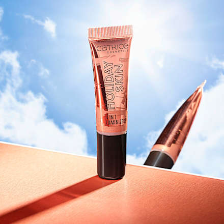 Highlighter Holiday Skin 4in1 Luminizer 010 Catching Sunrays CATRICE
