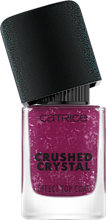 krycí lak na nehty Crushed Crystal 010 Amethyst Aura CATRICE