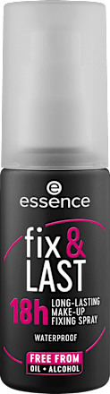 fixační sprej na make-up fix & LAST 18h essence