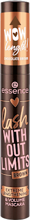 Mascara Love It  A Choco' Lot! lash Without Limits Brown Extreme Lengthening & Volume 01 Chocolate Fixes Everything! essence