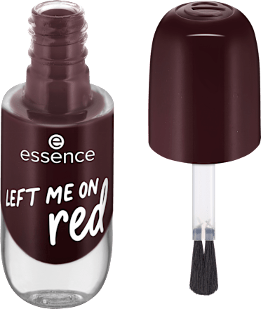 gelový lak na nehty 72 Left me on red essence