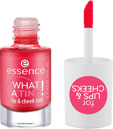 Tekoče rdečilo za lica in ustnice What a Tint! - 02 Coral Sunset essence