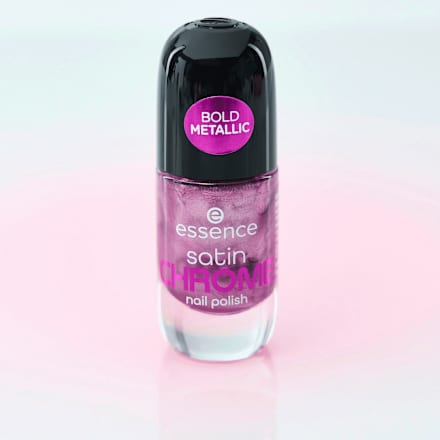 Nagellack Satin Chrome 02 Artificial Pinktelligence essence