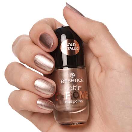 Nagellack Satin Chrome 01 Robotic Rose essence