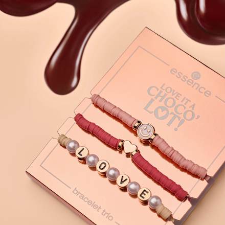 Armbänder Set Love It  A Choco' Lot! Trio 01 Chocolatey Vibes Only! essence