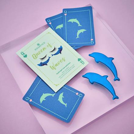 Augenpads Hydrogel Queen of... Waves 01 Dolphins Are My Trump Cards (1Paar) essence