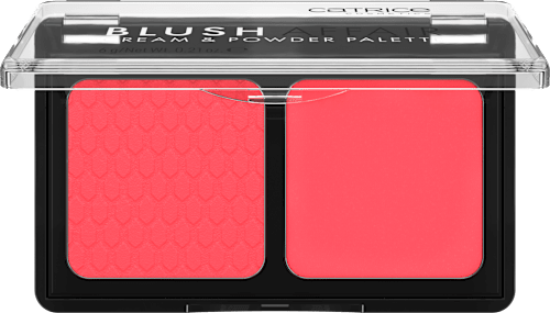 Paleta różów Blush Affair Cream & Powder Palette 010 Stunning Strawberry CATRICE