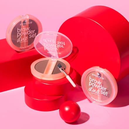Дуо пудра за вежди brow powder set - Nr. 03 Dark, 1 бр. essence