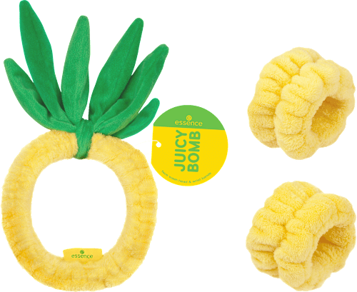 Haarband & Handgelenkbänder Juicy Bomb Party 01 Pineapple Party essence