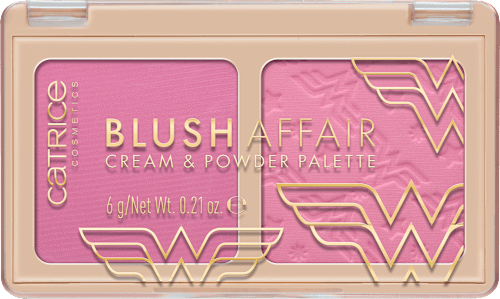 Blush Affair Cream & Powder Palette Wonder Woman 010 Champion For All CATRICE
