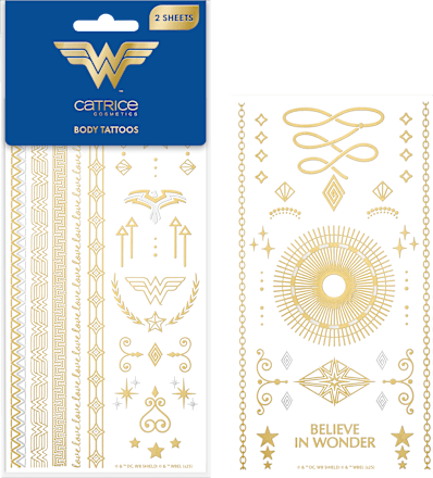 Körpertattoos Wonder Woman CATRICE