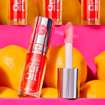 Lippenöl Hydra Kiss LSF 25, 104 Pink Squeeze Please essence
