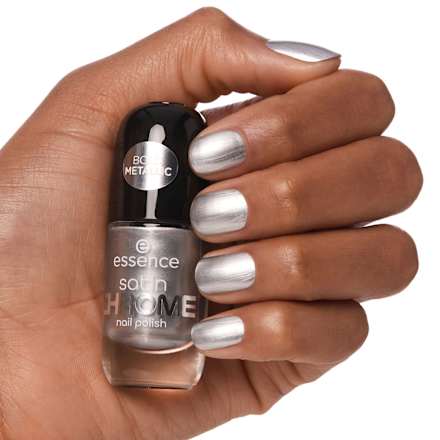 Lakier do paznokci Satin Chrome nail polish 04 SteelGPT essence