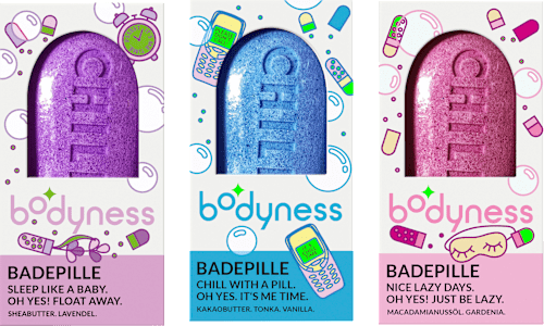 Badebombe Badepille sortiert BODYNESS