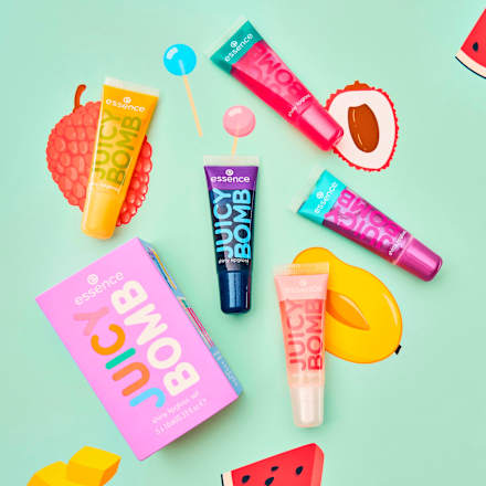 JUICY BOMB poklon set sjajeva za usne - 02 Sweet & Glossy! essence