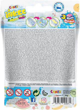 Kinder Badezusatz Badebombe Fruity Pack    CRAZE