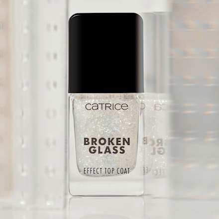 Top Coat Broken Glass Effect 050 Sparkling Reflection CATRICE