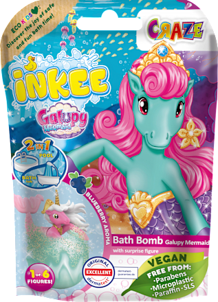 Kinder Badezusatz Badebombe Galupy Mermaid CRAZE