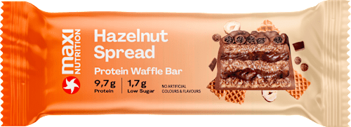 Proteinriegel Hazelnut Spread Waffle Bar maxi NUTRITION