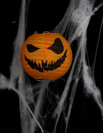 Laterne, Kürbis, orange Dekorieren & Einrichten