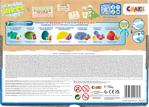 Geschenkset Kinder Badezusatz Dinorex Badespaß 6tlg. CRAZE